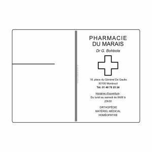 Pochette garde ordonnance personnalisé